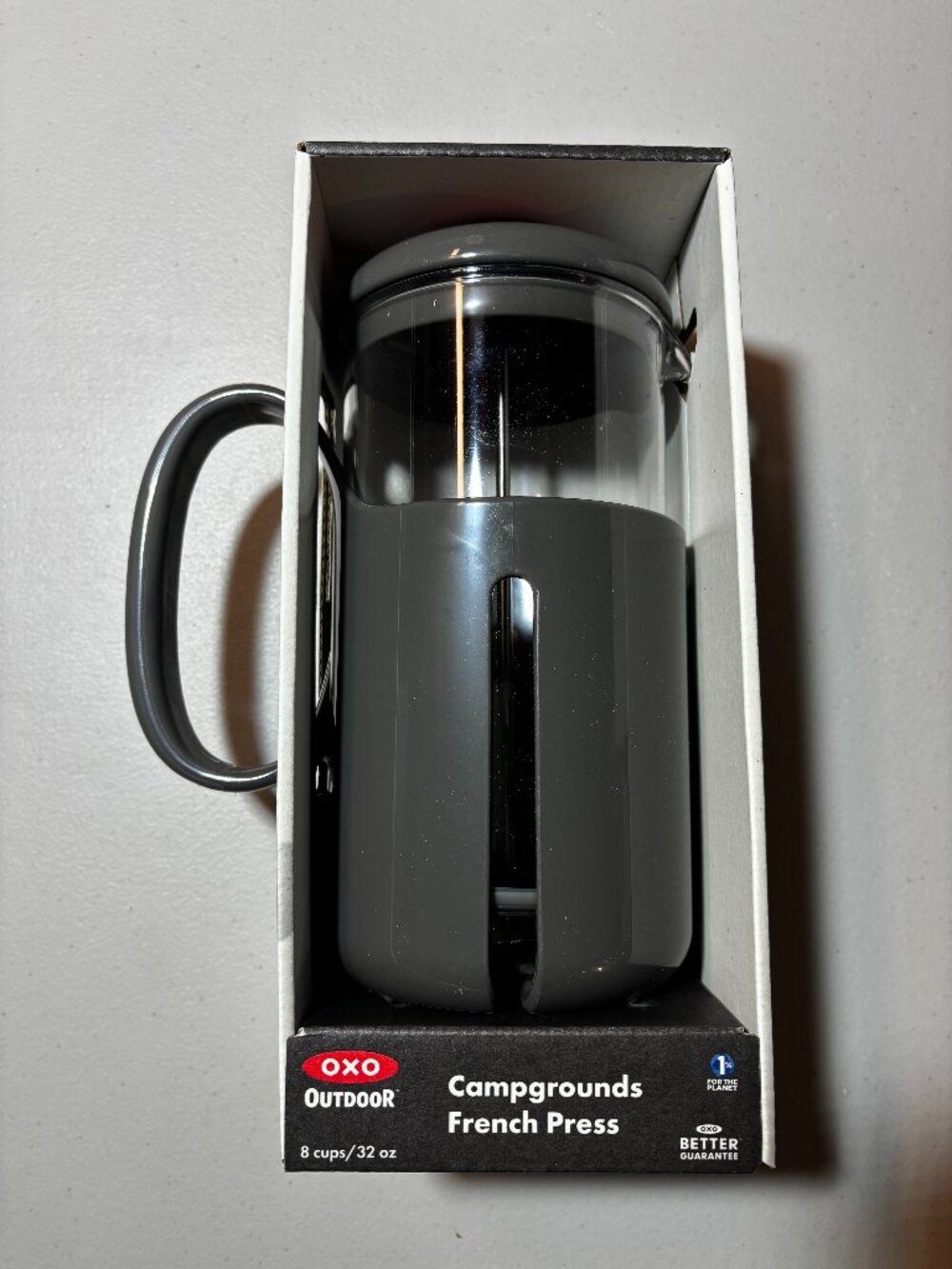 OXO Campgrounds Coffee Maker Outdoor Travel Shatterproof French Press 32oz